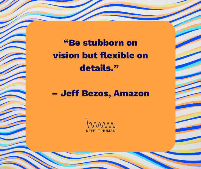 What it Means to be “Stubborn on Vision”